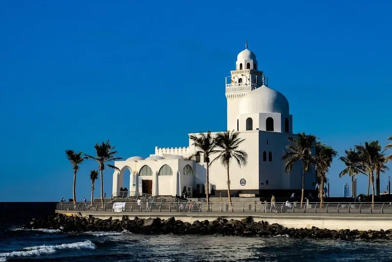 Al-Rahma floating mosque, Jeddah corniche