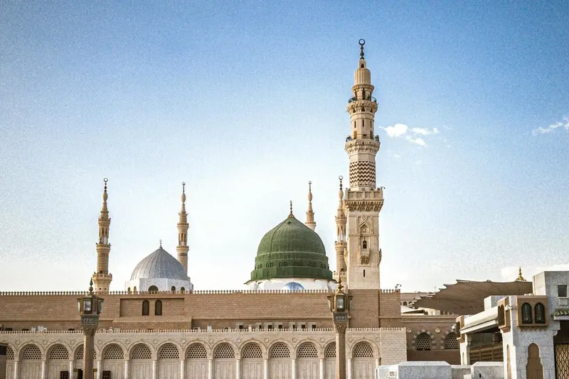 Masjid an-Nabawi green dome, Madinah – Makkah to Madinah taxi